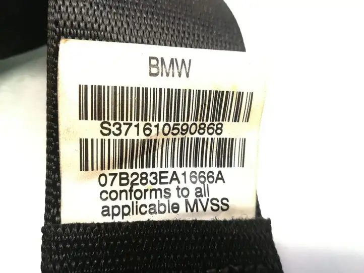 BMW X5 E70 (2006 - 2013) 606345601A Задний ремень безопасности — фото 5