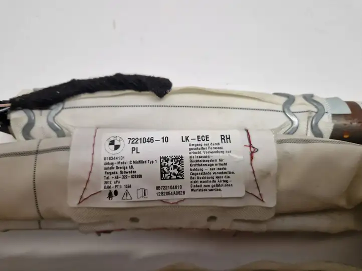 BMW 3 F30 F35 F31 (2012 - 2018) 7221046 Боковая подушка безопасности шторка — фото 8