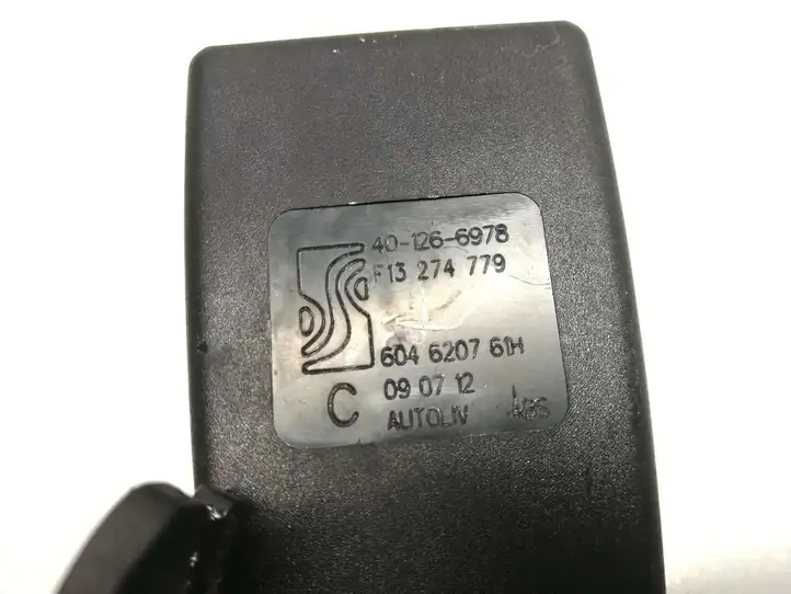 Opel Corsa D (2010 - 2014) 13274779 Замок заднего ремня — фото 5
