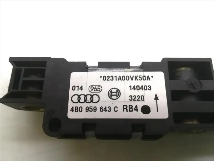 Audi A8 S8 D3 4E (2002 - 2005) 4B0959643C Датчик удара SRS — фото 5