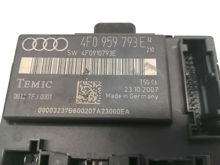 Audi A6 S6 C6 4F (2004 - 2008) 4F0959793E Блок управления дверью — фото 5