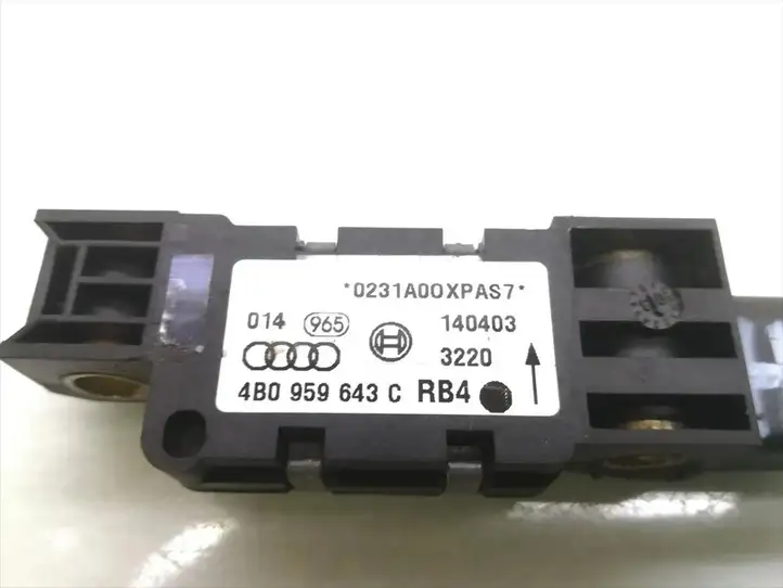 Audi A8 S8 D3 4E (2002 - 2005) 4B0959643C Датчик удара SRS — фото 5