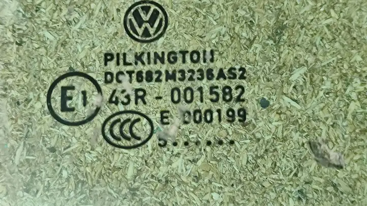 Volkswagen Touran I (2003 - 2010) 43R001582 Стекло передней двери — фото 2