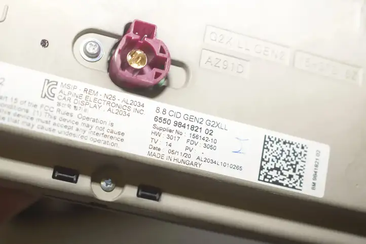 BMW 3 G20 G21 (2019 - ) 9841821 Магнитола / мультимедийная система — фото 4