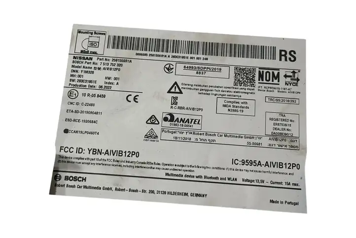 Nissan Qashqai (2013 - 2017) 7513752320 Магнитола / мультимедийная система — фото 3