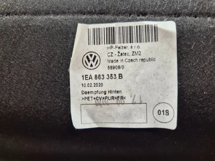 Volkswagen ID.3 (2019 - ) 1EA863353B Задняя звукоизоляция — фото 7
