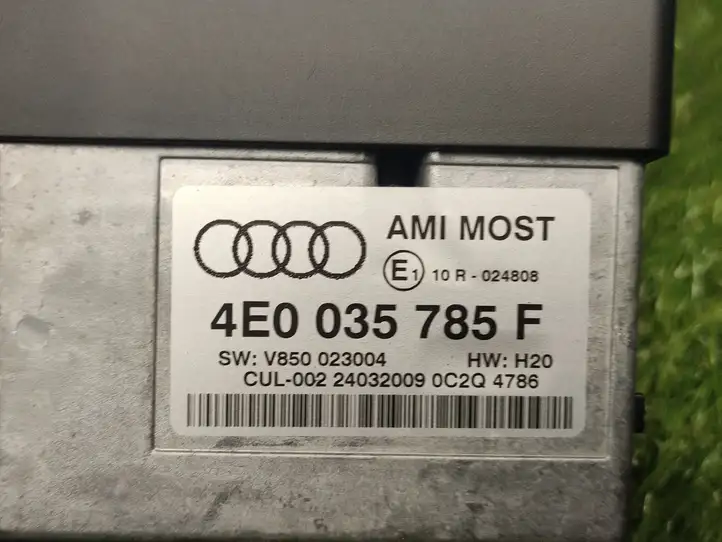 Audi A8 S8 D3 4E (2007 - 2010) 4E0035785F Контроллер мультимедийной системы — фото 2