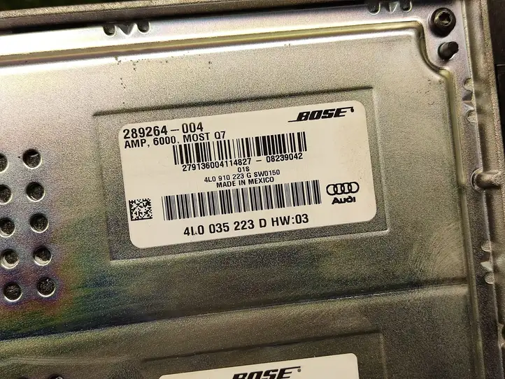 Audi Q7 4L (2005 - 2009) 4L0035223D Усилитель звука — фото 4