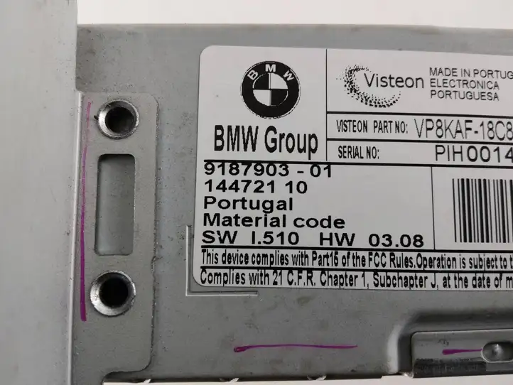 BMW 5 E60 E61 (2004 - 2010) 9187903 Магнитола / мультимедийная система — фото 6