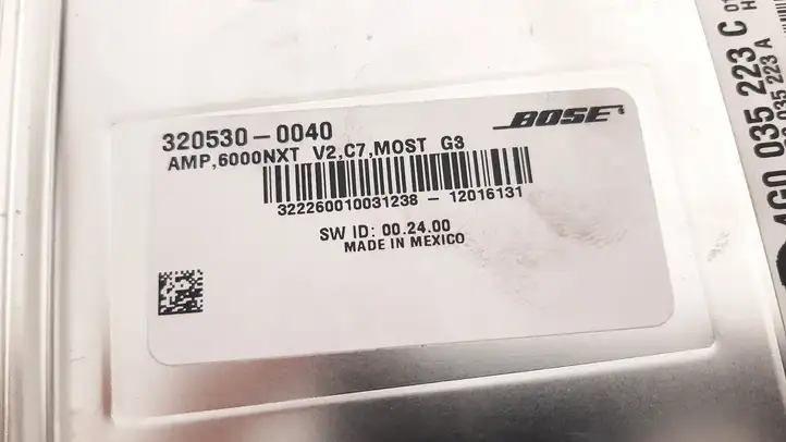 Audi A6 C7 (2011 - 2014) 4G0035223C Усилитель звука — фото 8