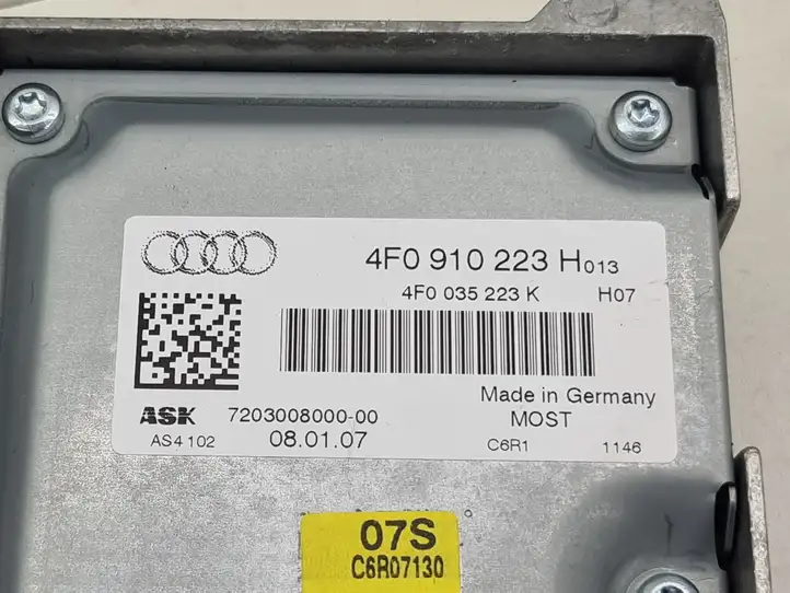 Audi A6 S6 C6 4F (2004 - 2008) 4F0910223H Усилитель звука — фото 4