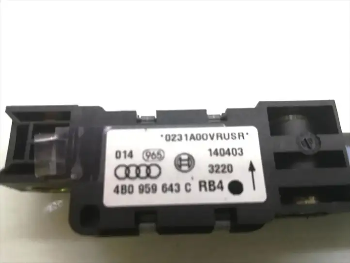 Audi A8 S8 D3 4E (2002 - 2005) 4B0959643C Датчик удара SRS — фото 5