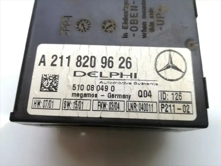 Mercedes-Benz E W211 (2002 - 2009) A2118209626 Блок управления сигнализацией — фото 5