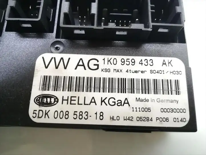 Volkswagen Jetta V (2005 - 2010) 1K0959433AK Модуль комфорта — фото 5