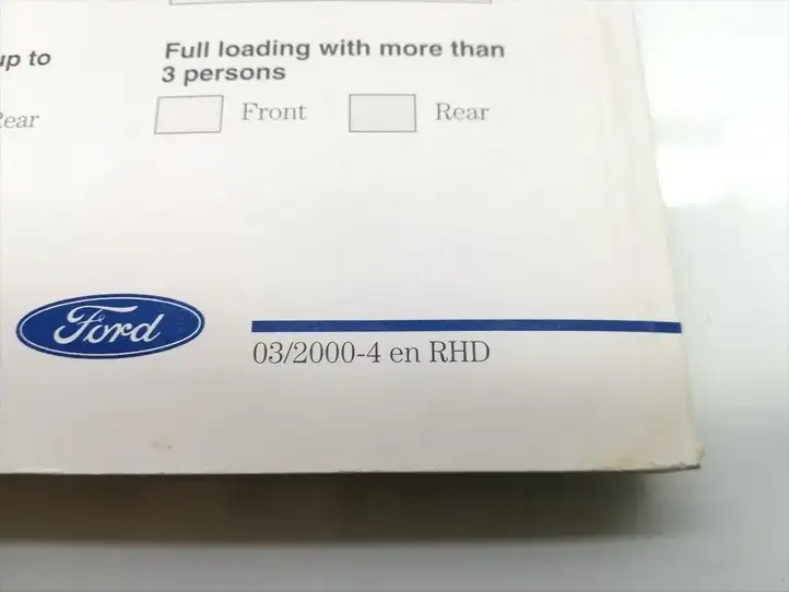 Ford Focus (1998 - 2004) Сервисная книжка — фото 3
