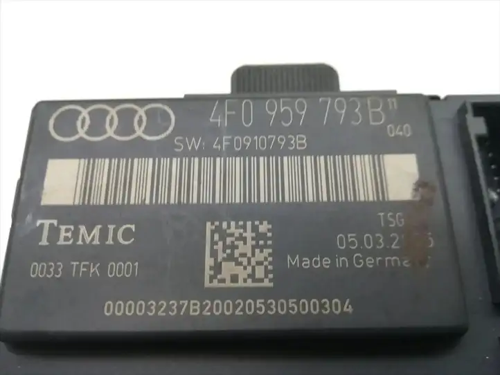 Audi A6 S6 C6 4F (2004 - 2008) 4F0959793B Блок управления дверью — фото 5