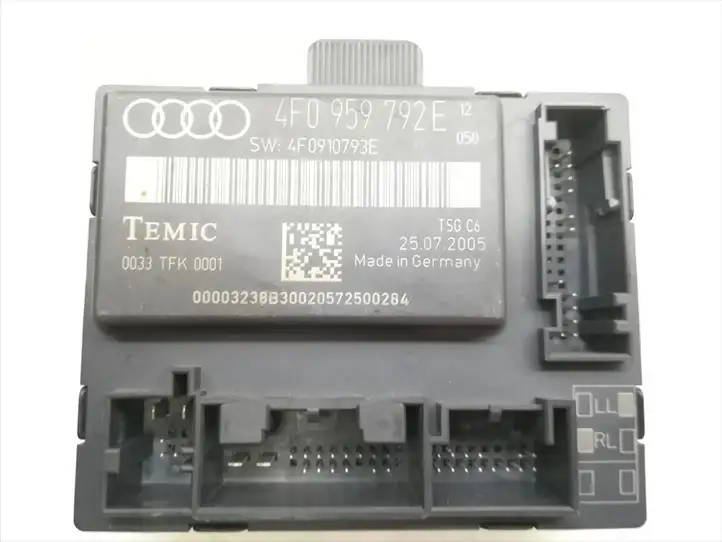 Audi A6 S6 C6 4F (2004 - 2008) 4F0959792E Блок управления дверью — фото 2