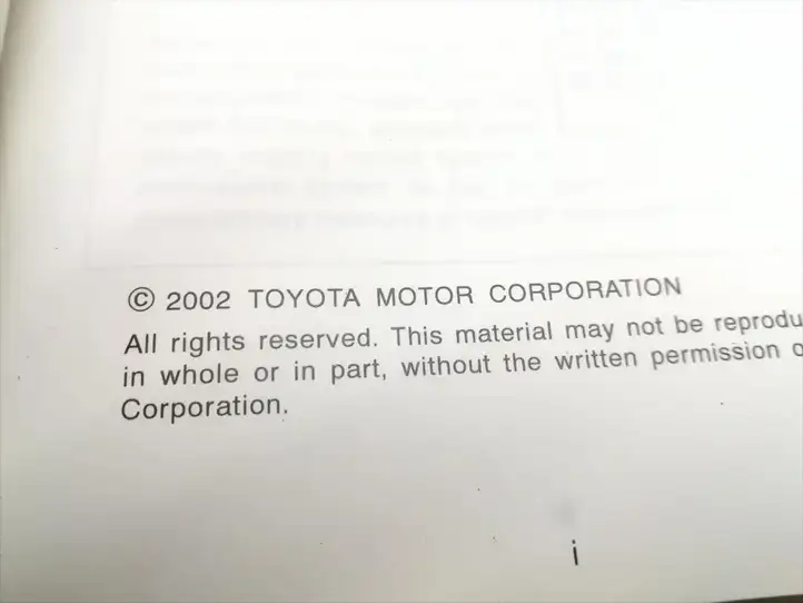 Toyota Corolla E120 E130 (2000 - 2004) Сервисная книжка — фото 3