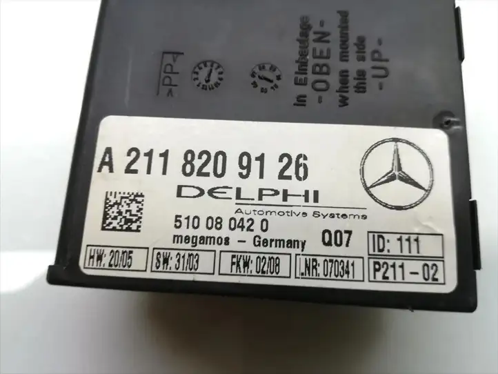 Mercedes-Benz CLC CL 203 (2008 - 2011) A2118209126 Блок управления сигнализацией — фото 5