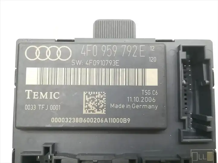 Audi A6 S6 C6 4F (2004 - 2008) 4F0959792E Блок управления дверью — фото 5