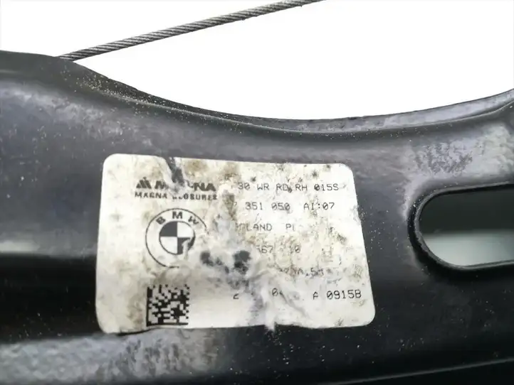 BMW 3 F30 F35 F31 (2012 - 2018) 7351050 Стеклоподъемник задней двери — фото 5