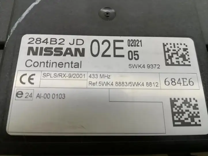 Nissan Qashqai (2006 - 2010) 284B2-JD02E Модуль комфорта — фото 5