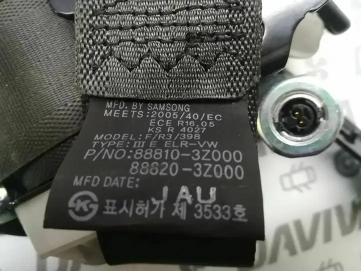 Hyundai i40 (2011 - ) 88810-3Z000 Передний ремень безопасности — фото 4