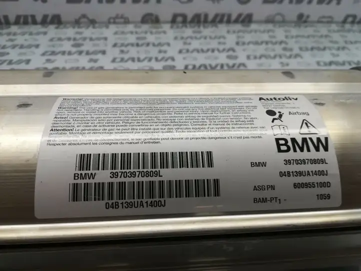 BMW 5 E39 (1996 - 2003) 39703970809L Подушка безопасности пассажира — фото 4