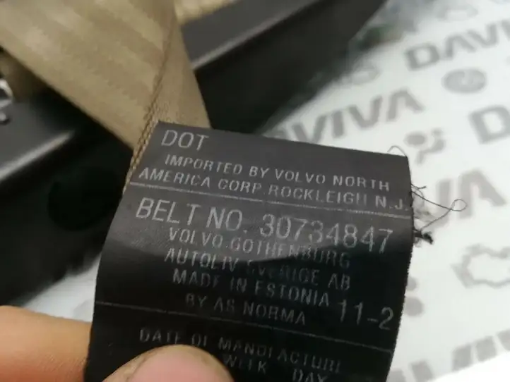 Volvo S80 (2004 - 2006) 30734847 Передний ремень безопасности — фото 4
