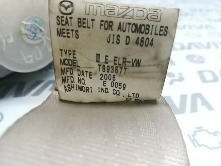 Mazda MPV (2006 - 2016) T89367T Передний ремень безопасности — фото 4