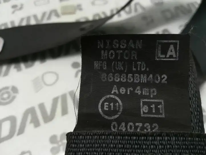 Nissan Almera (2000 - 2006) 86885BM402 Передний ремень безопасности — фото 4