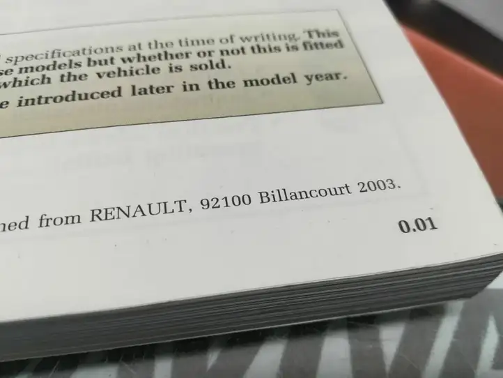Renault Megane II (2002 - 2005) Сервисная книжка — фото 3
