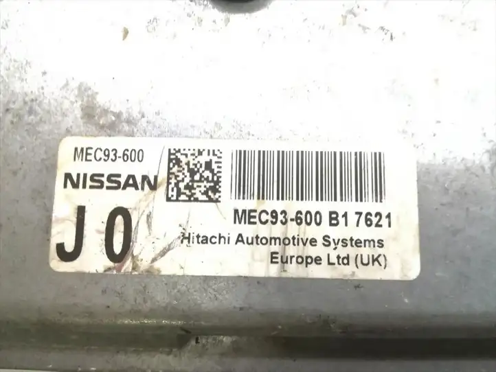 Nissan Qashqai (2006 - 2010) MEC93-600 Блок управления двигателем (ЭБУ) — фото 5