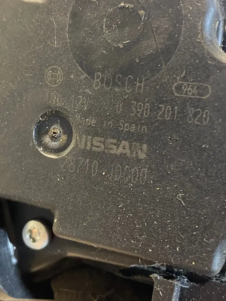 Nissan Qashqai (2013 - 2017) 0390201820 Двигатель стеклоочистителя заднего стекла — фото 1