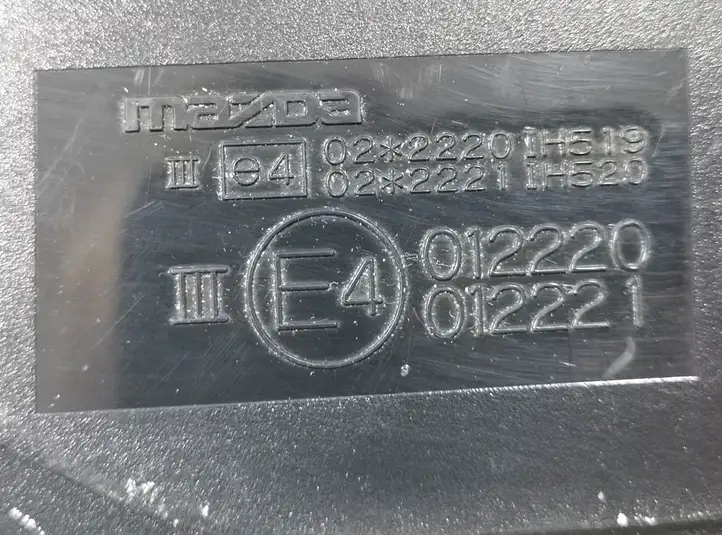 Mazda 3 I (2003 - 2006) 012220 Боковое зеркало с электроприводом — фото 4