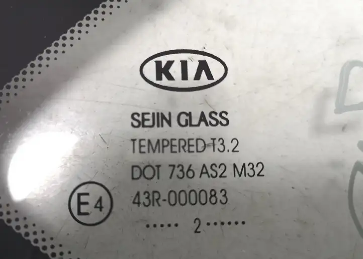 Kia Ceed (2012 - 2015) DOT736AS2M32 Заднее боковое стекло — фото 4