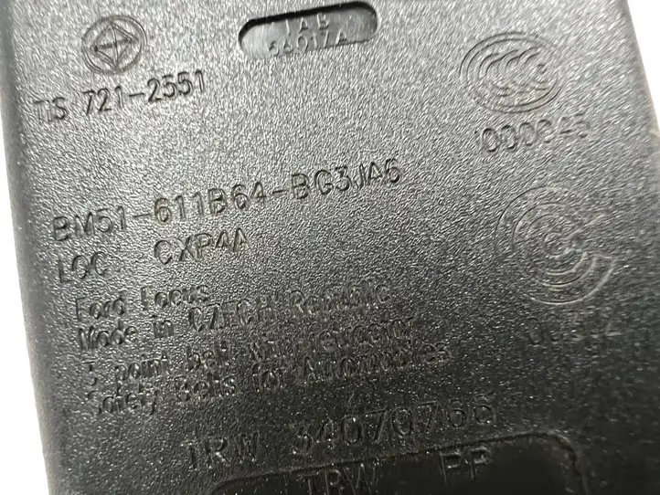 Ford Focus (2011 - 2015) 34215455A Центральный ремень безопасности — фото 2