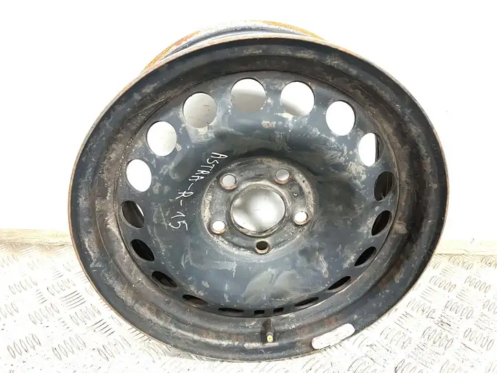 Opel Astra H (2004 - 2009) 5X110 Стальной штампованный диск R15 — фото 1