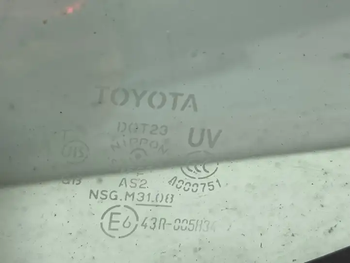 Toyota Prius (XW20) (2003 - 2009) DOT23AS2NSGM3108 Заднее боковое стекло — фото 3