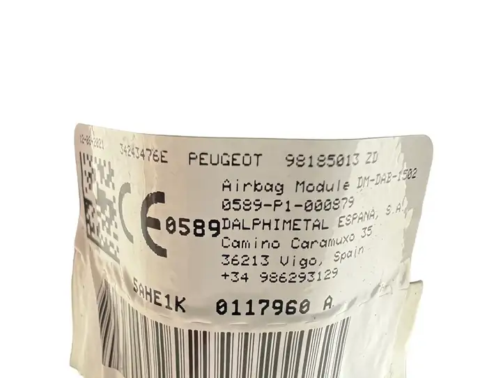 Peugeot 508 II (2018 - ) 98185013ZD Подушка безопасности руля — фото 12