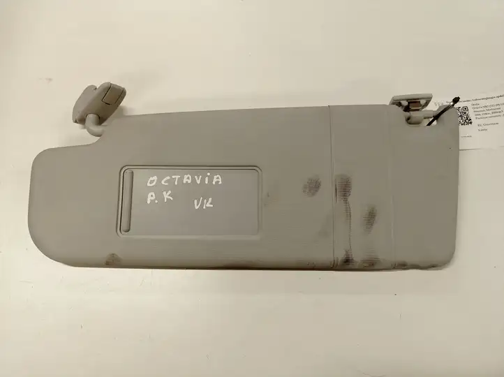 Skoda Octavia Mk2 (1Z) (2004 - 2013) 1Z0857551H Солнцезащитный козырек — фото 1