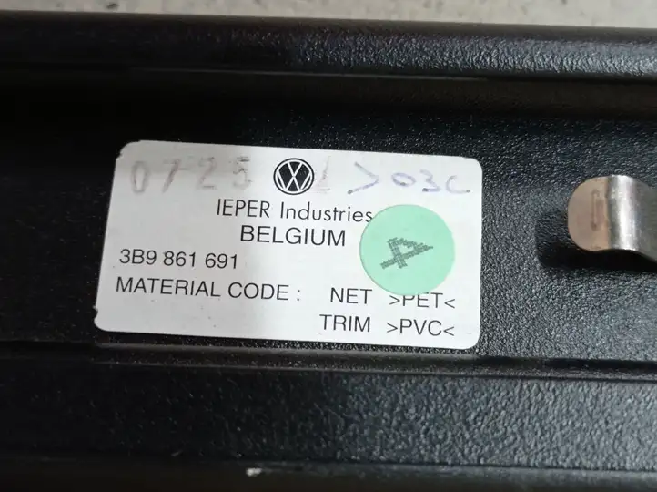 Volkswagen PASSAT B5 (1997 - 2000) 3B9861691 Шторка багажника (сетка) — фото 6