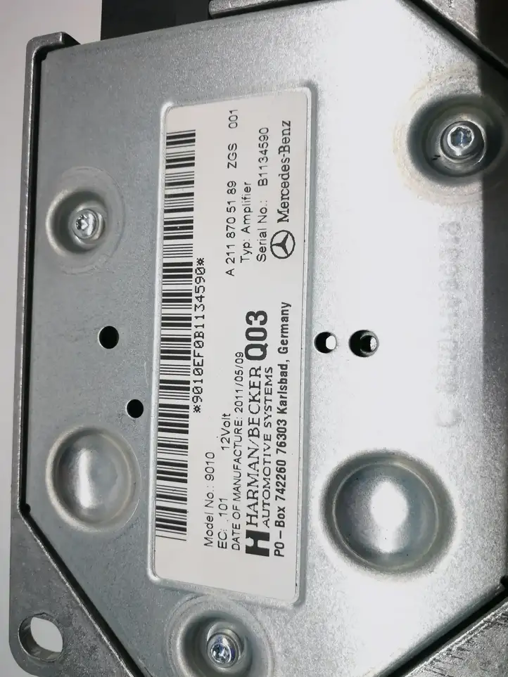 Mercedes-Benz E W212 (2009 - 2016) A2118705189 Усилитель звука — фото 3