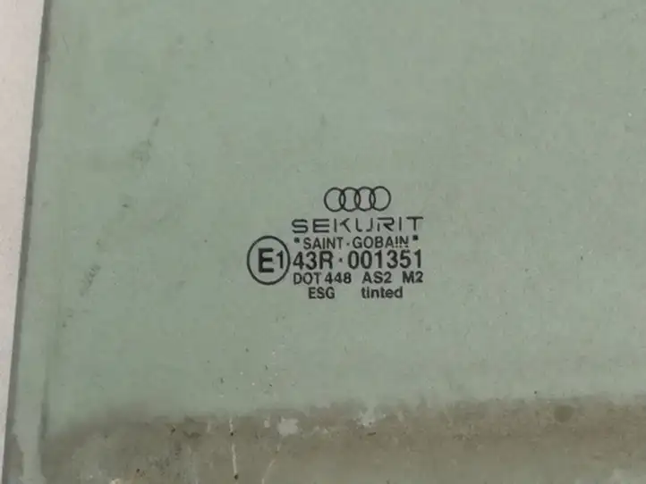Audi A4 S4 B6 8E 8H (2000 - 2006) AS2 Стекло задней двери — фото 2