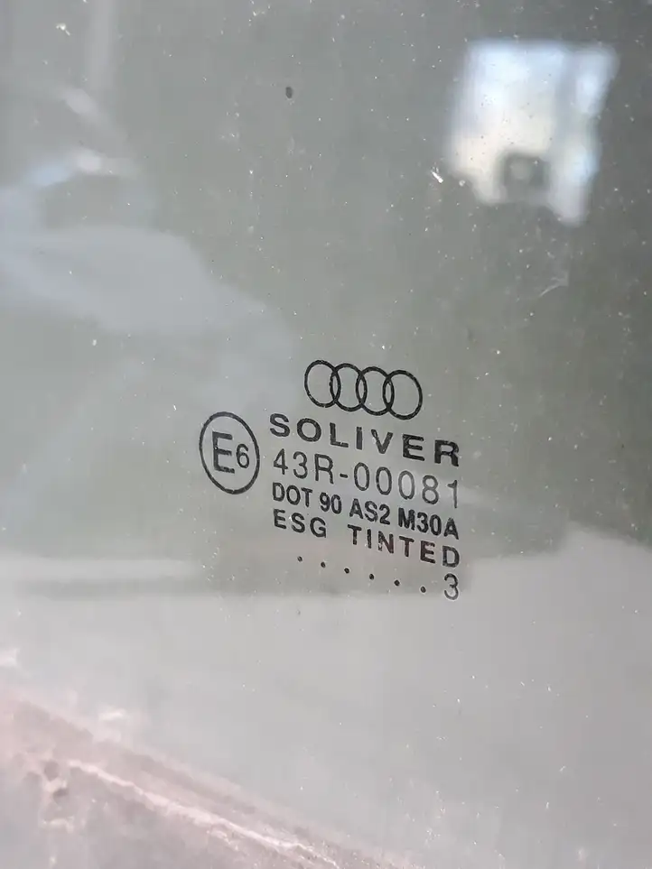 Audi A4 S4 B6 8E 8H (2000 - 2006) AS2 Стекло задней двери — фото 2