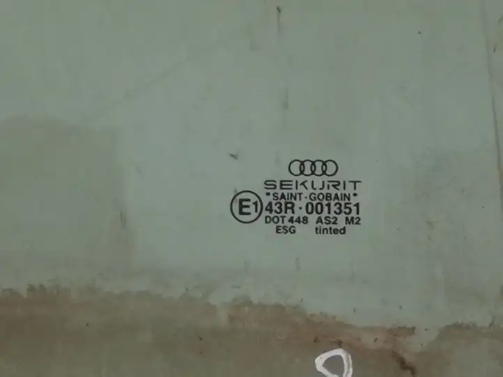 Audi A4 S4 B6 8E 8H (2000 - 2006) AS2 Стекло задней двери — фото 2