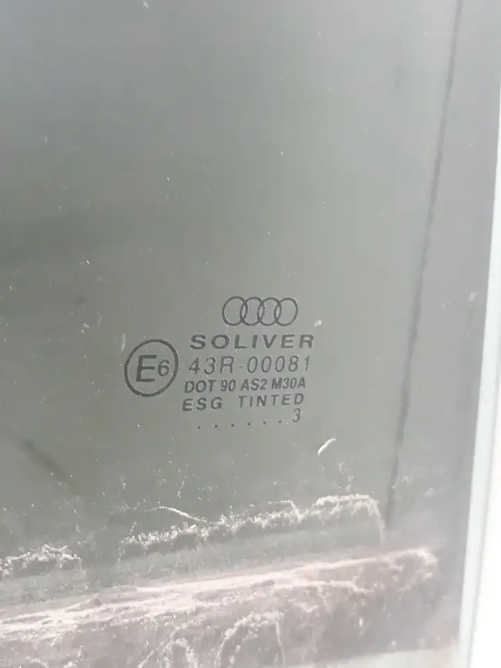 Audi A4 S4 B6 8E 8H (2000 - 2006) AS2 Стекло задней двери — фото 2