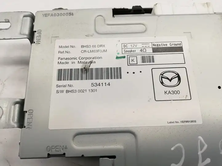Mazda 3 II (2013 - 2017) BHS366DRX Усилитель звука — фото 5
