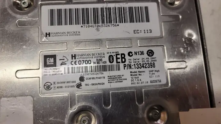 Opel Insignia A (2008 - 2017) 13342398 Bluetooth модуль — фото 3