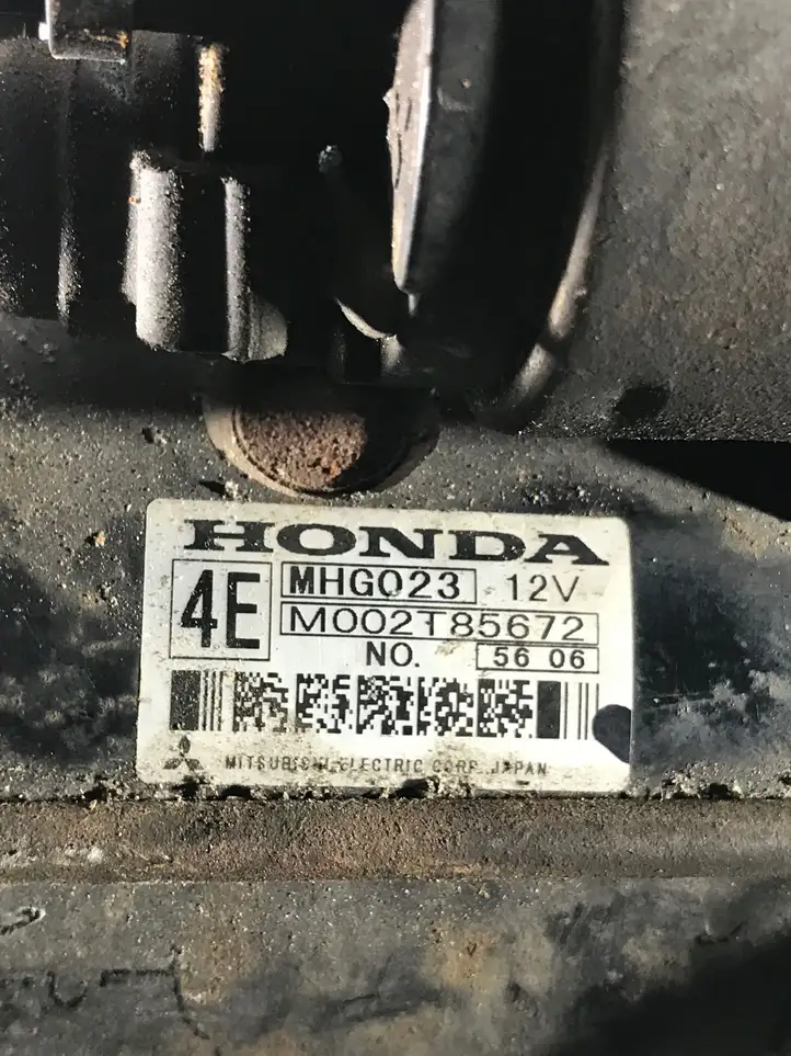 Honda Accord (2003 - 2007) M002T85672 Стартер — фото 2